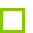 Grünes Quadrat auf schwarzem Hintergrund.