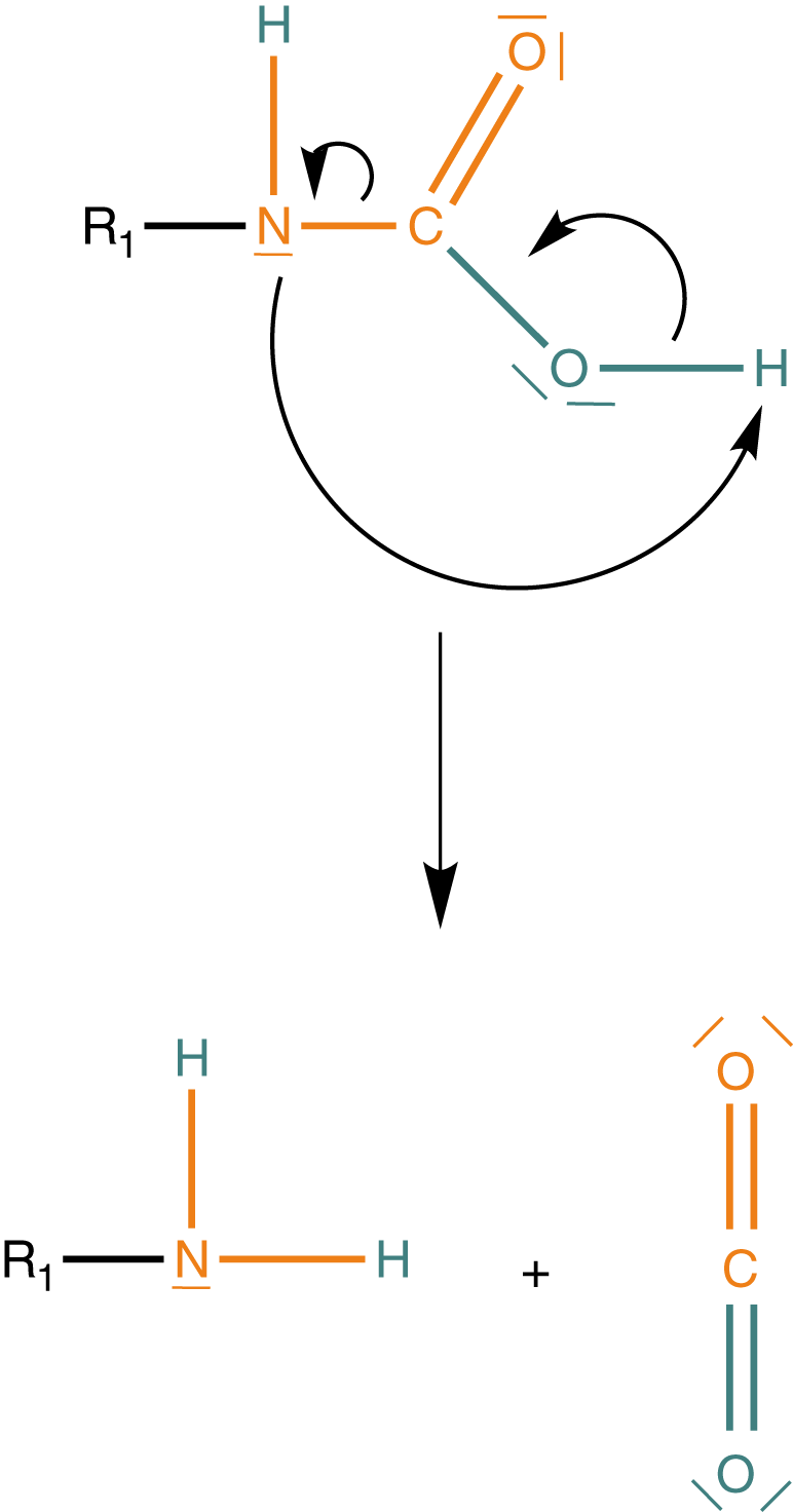 Grafische Darstellung von Linien und Formen in orange und türkis auf schwarzem Hintergrund.