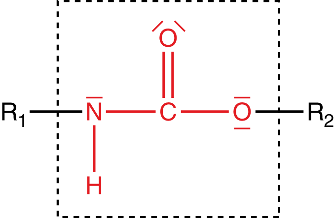 Grafische Darstellung mit roten Linien und Formen, die eine Struktur oder ein Diagramm zeigt.