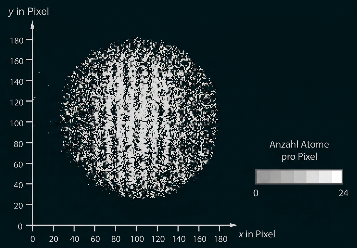 Muster der detektieren He-Atome
