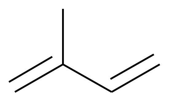 Strukturformel Isopren