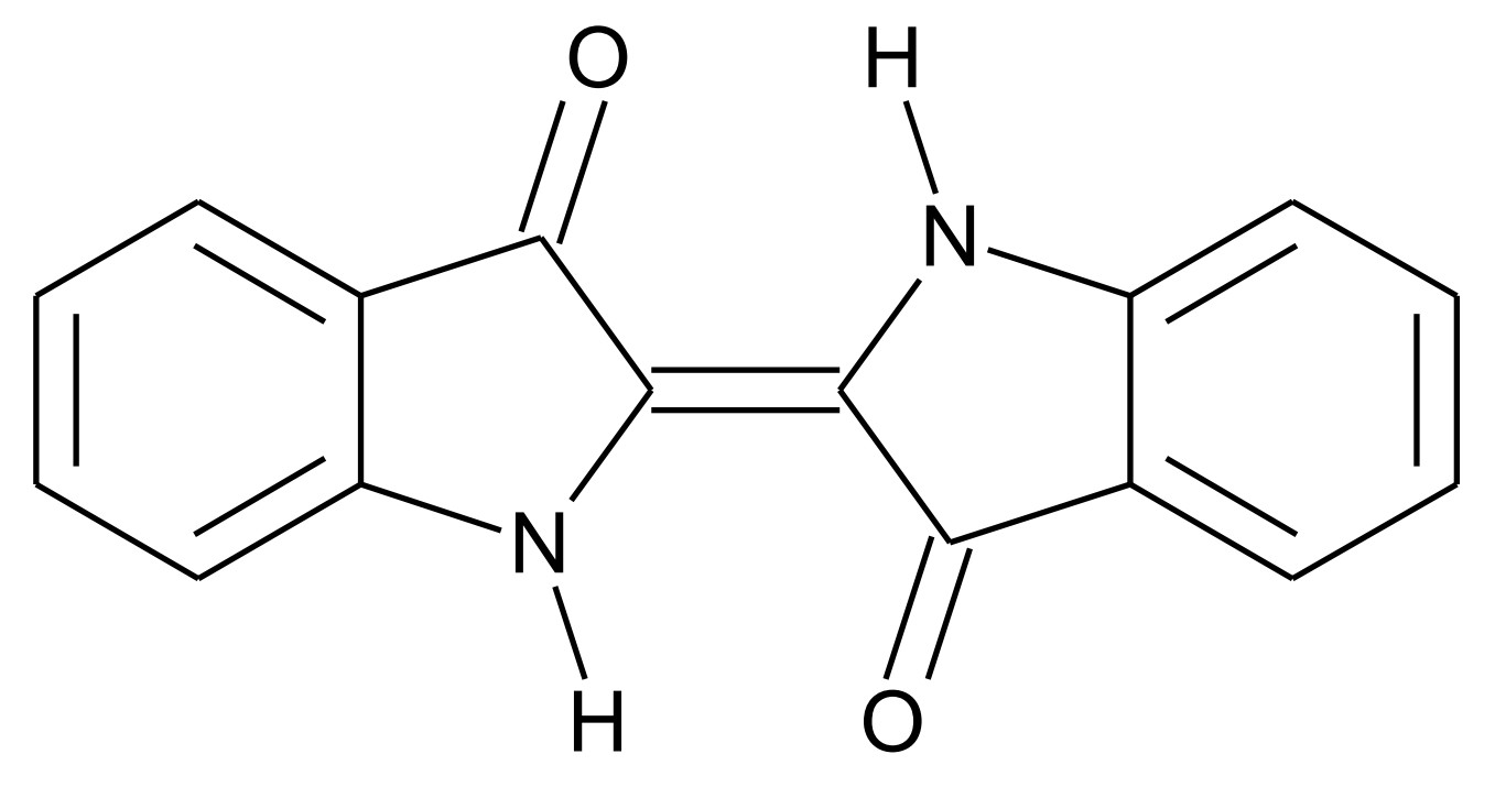 Strukturformel Indigo