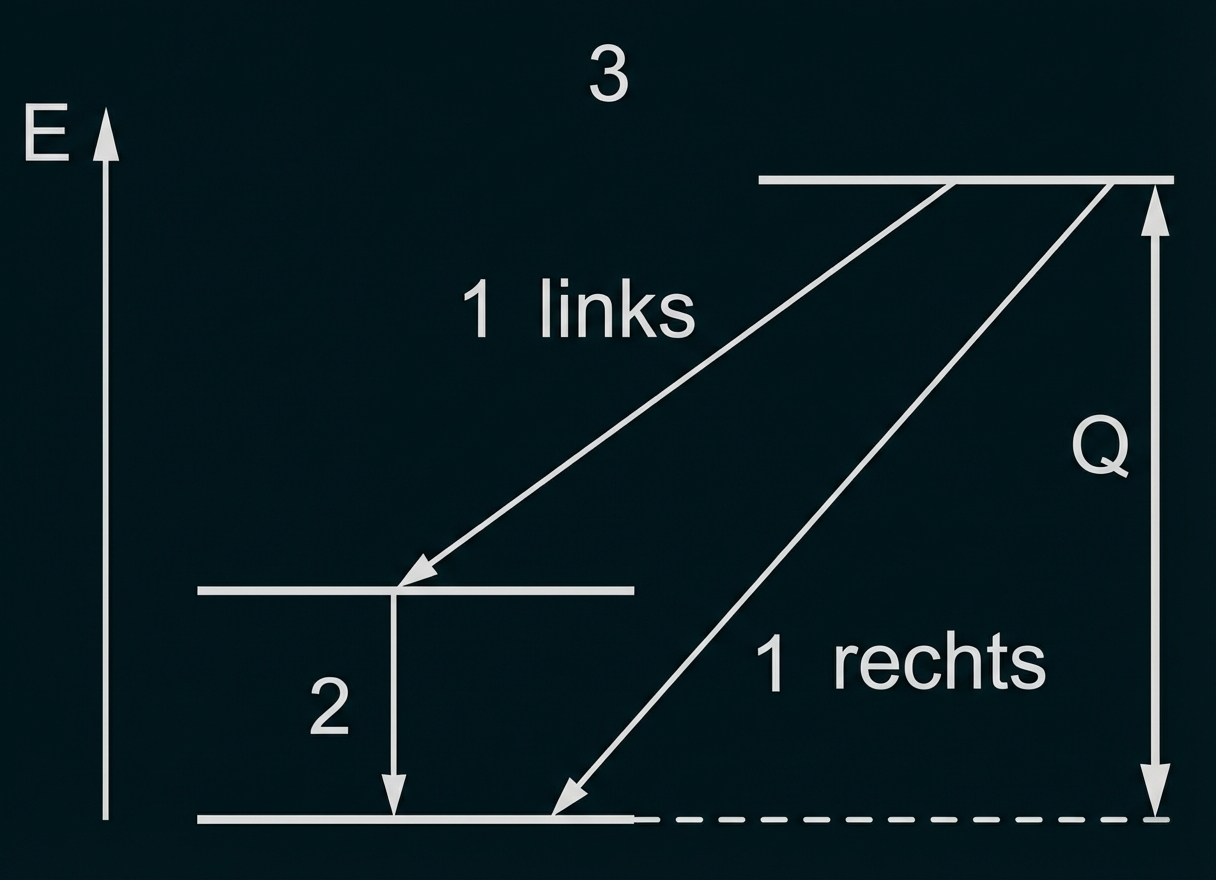 Veranschaulichung des Energiewerts in Spektrum 3
