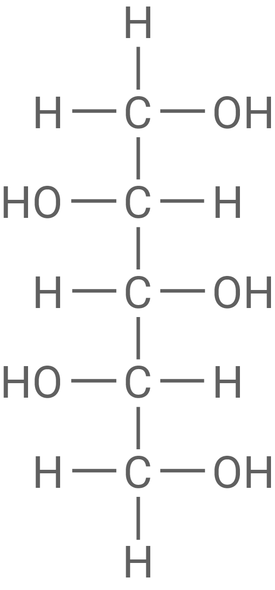 Fischer-Projektion L-Xylit