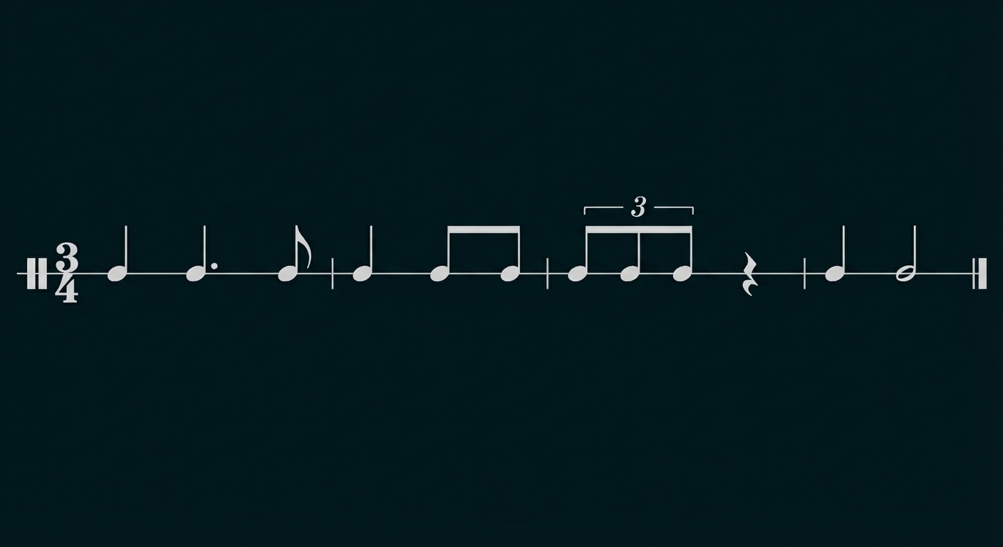 Viertaktiger Rhythmus