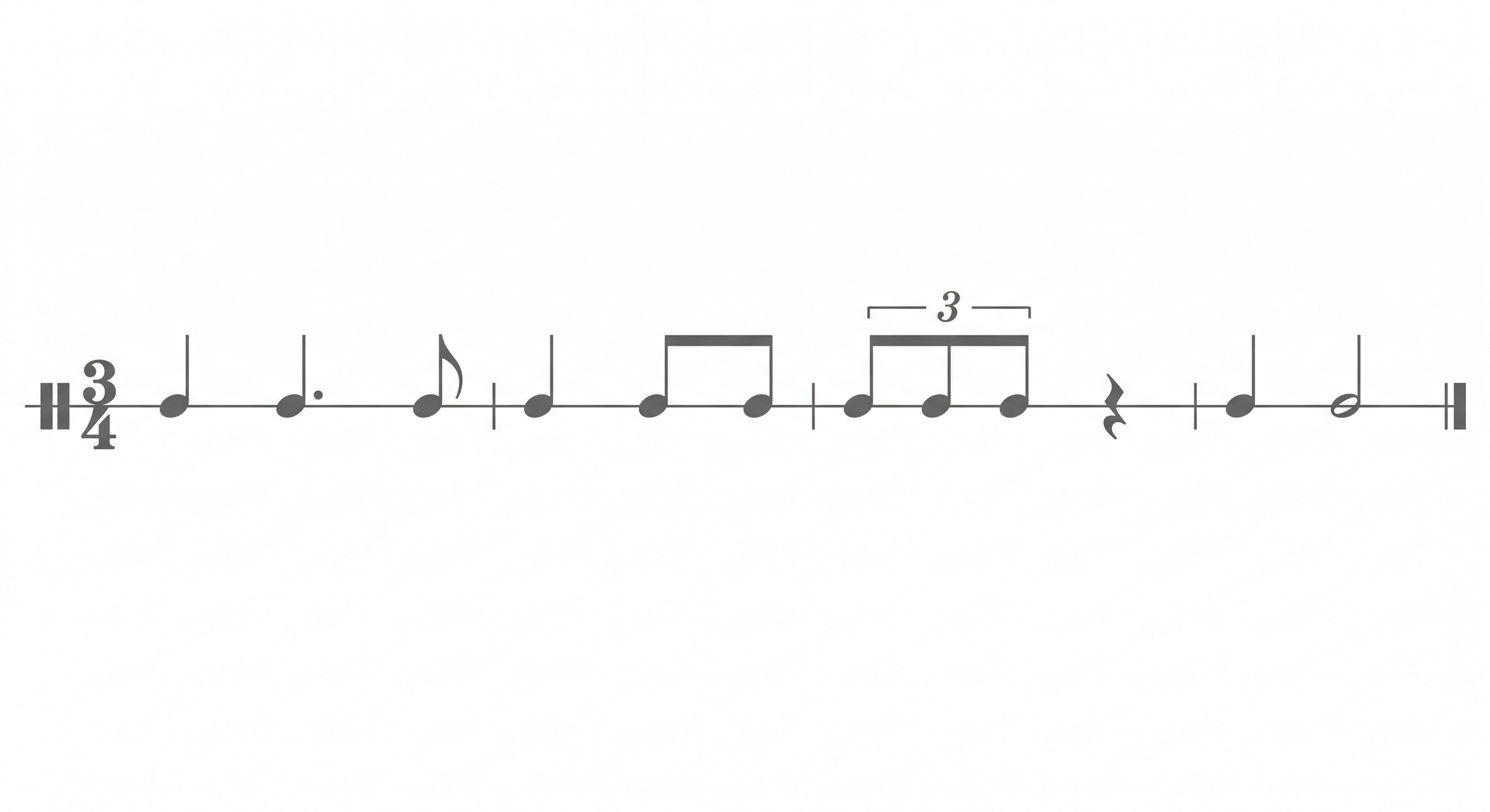 Viertaktiger Rhythmus