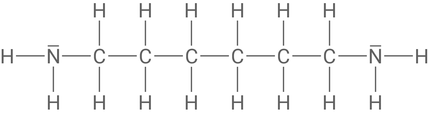 Strukturformel Hexan-1,6-diamin
