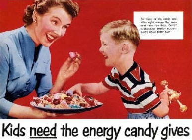 Candy Advertisement from 1952