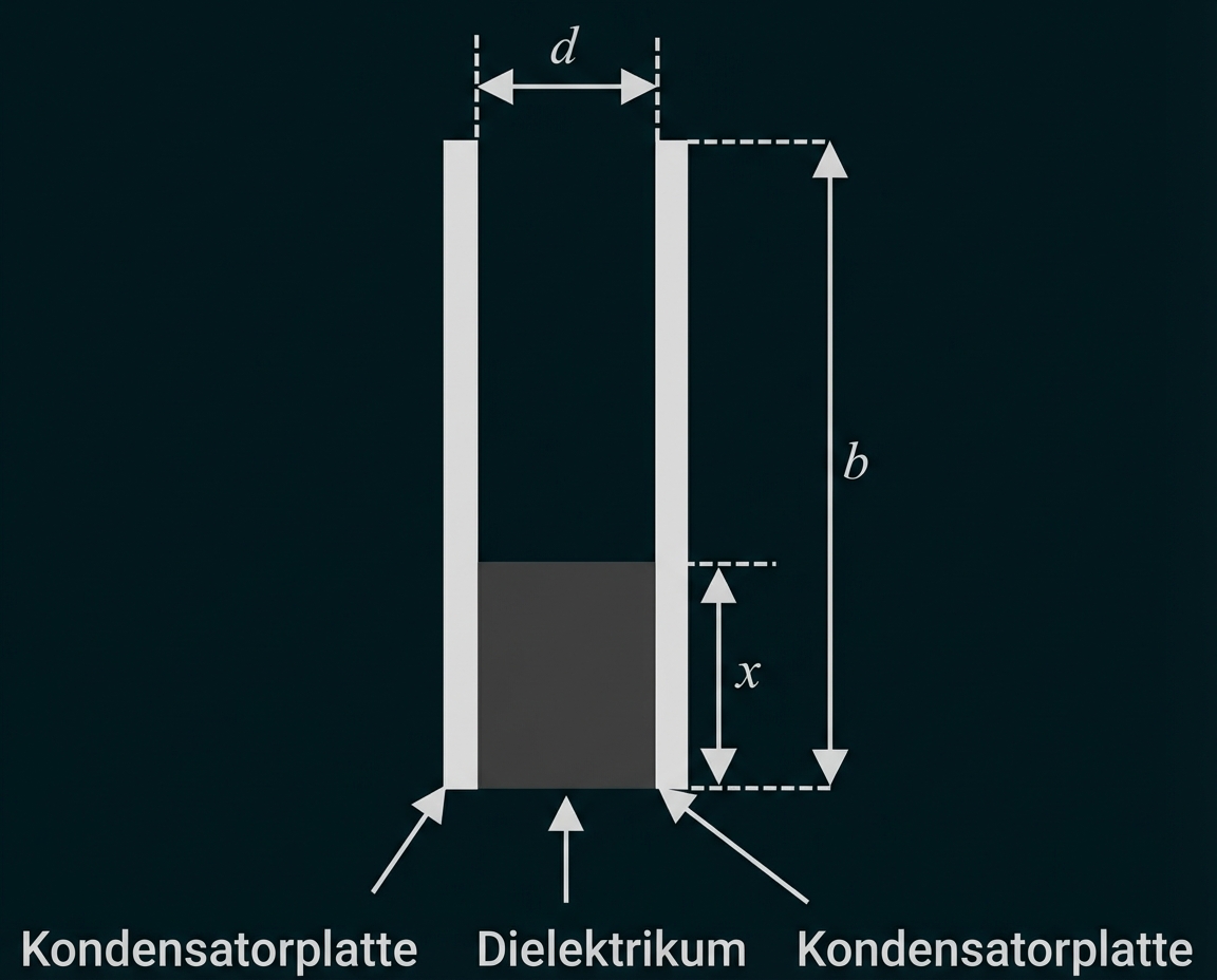 Kondensator mit Dielektrikum