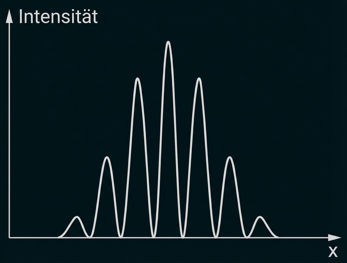 Intensitätsverteilung der Linie L