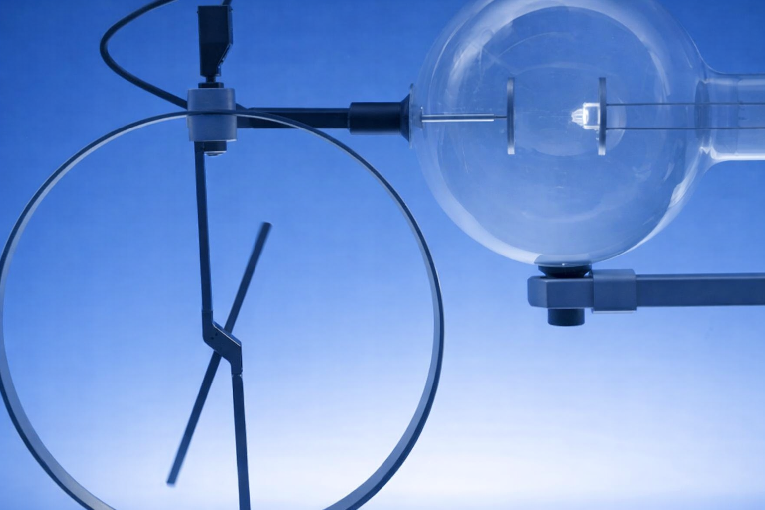 Versuchsaufbau 0,7 s nachdem die Spannung angelegt wurde