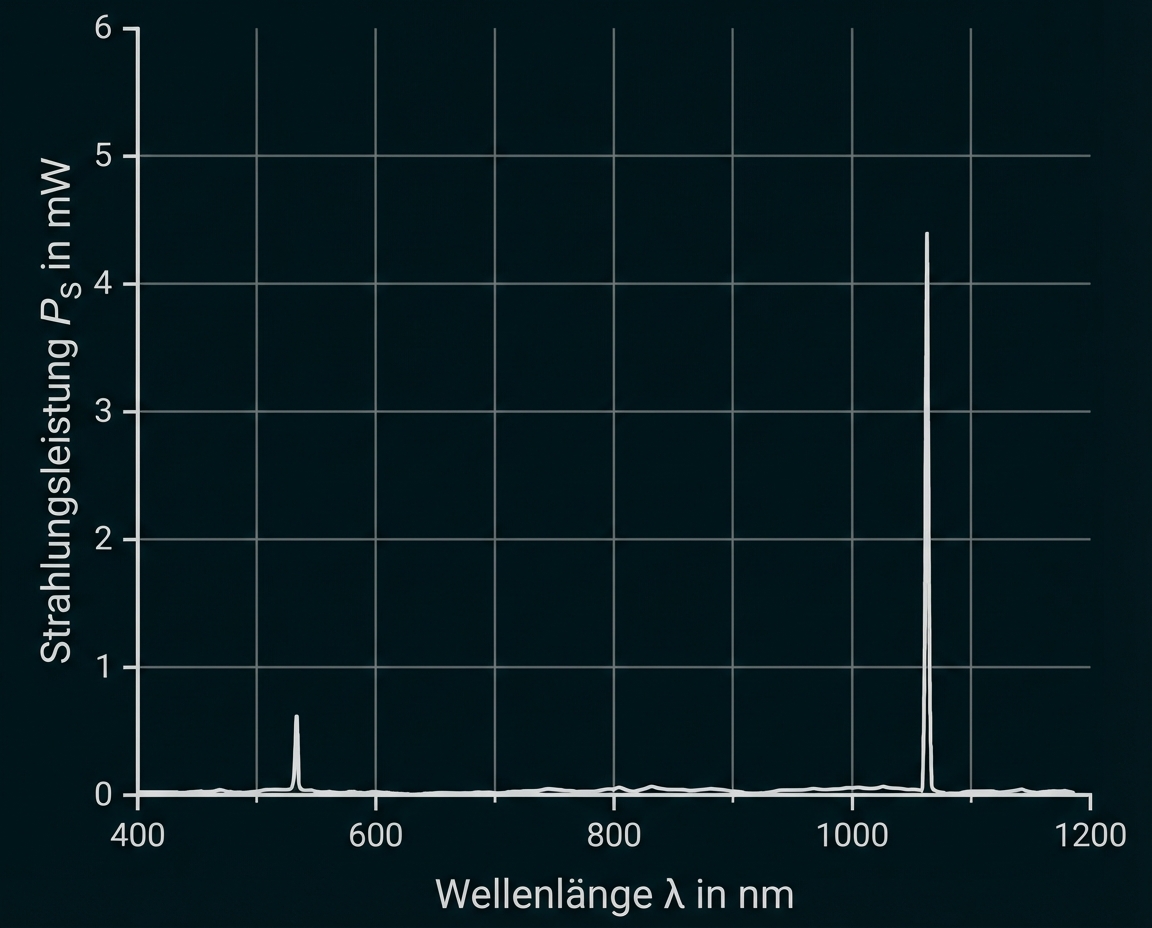 Spektrum des Laserpointers