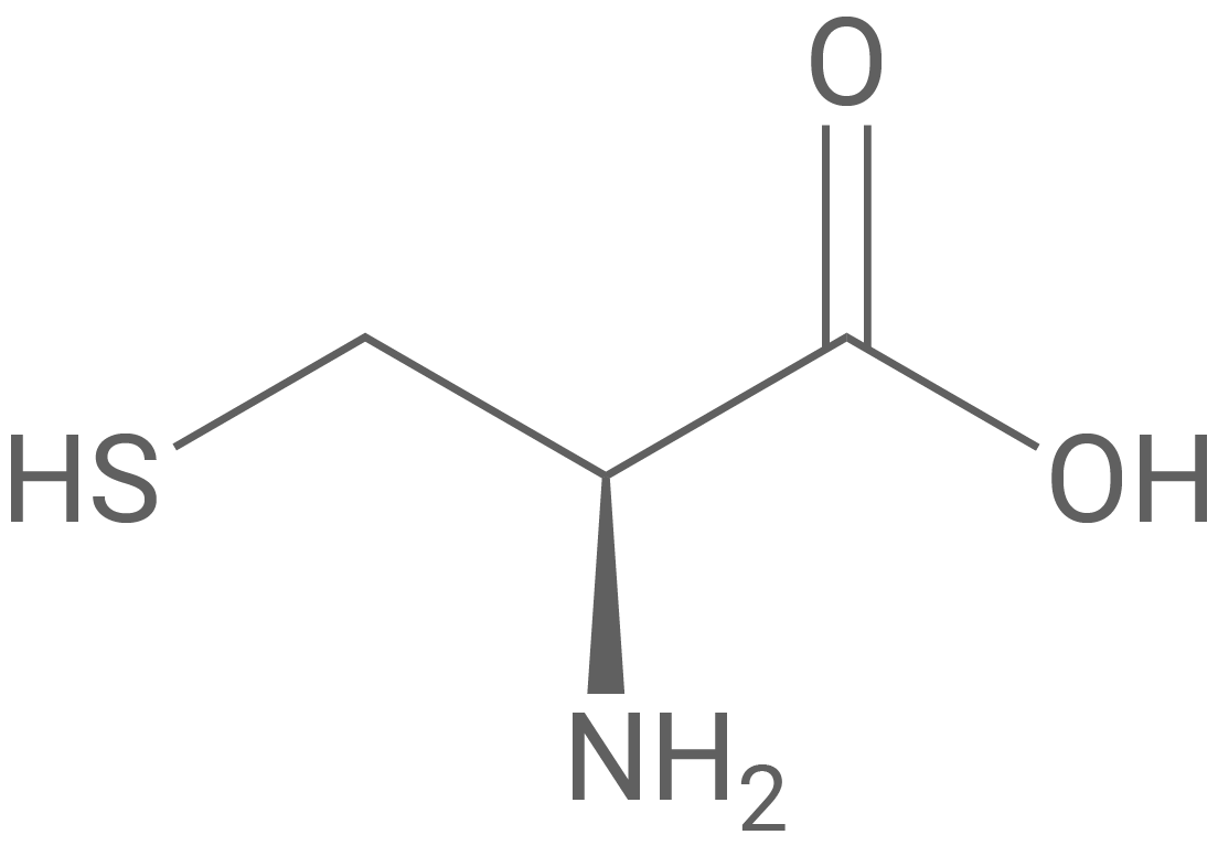 Strukturformel L-Cystein