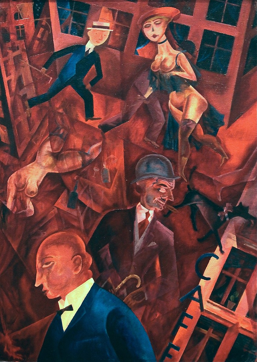 Georg Grosz Metropolis Neue Sachlichkeit Epoche Deutsch Naturlyrik