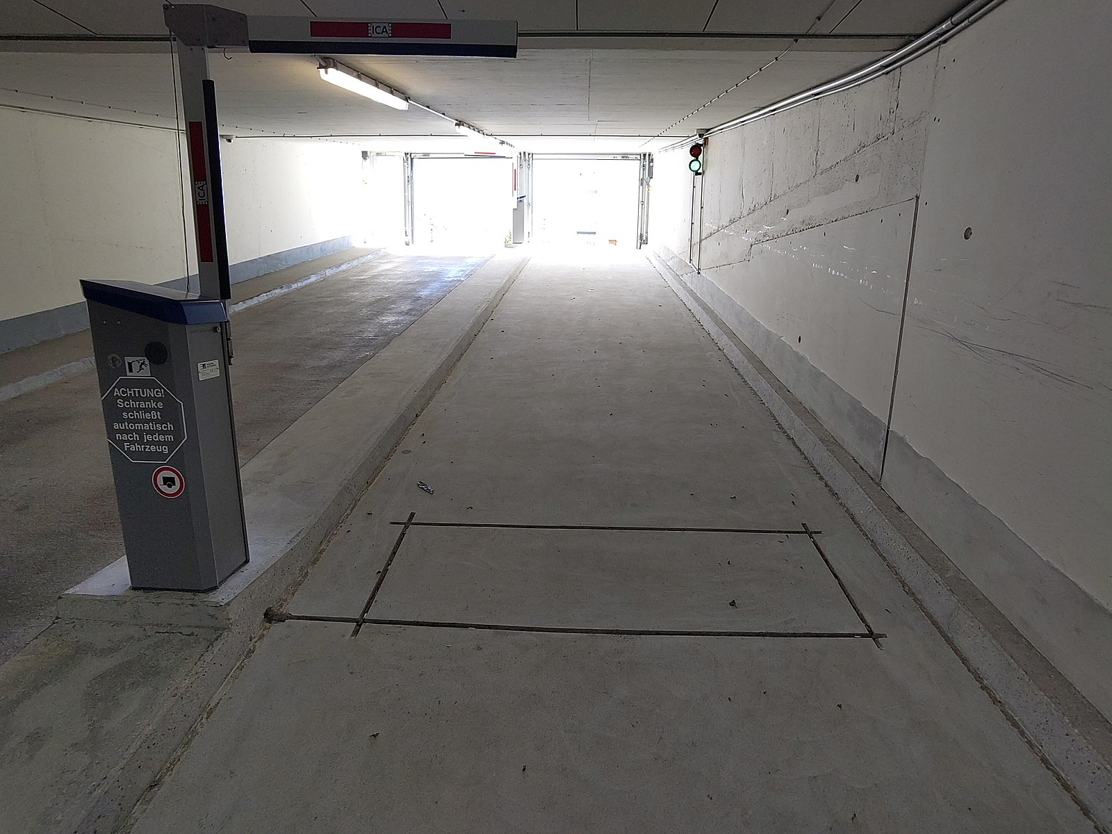 Induktionsschleife im Parkhaus