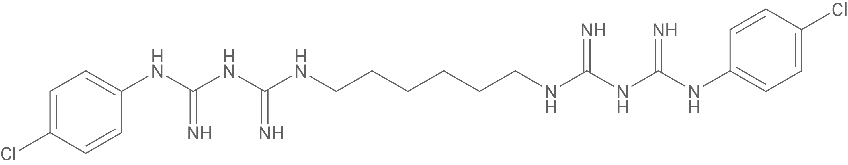 Strukturformel Chlorhexidin