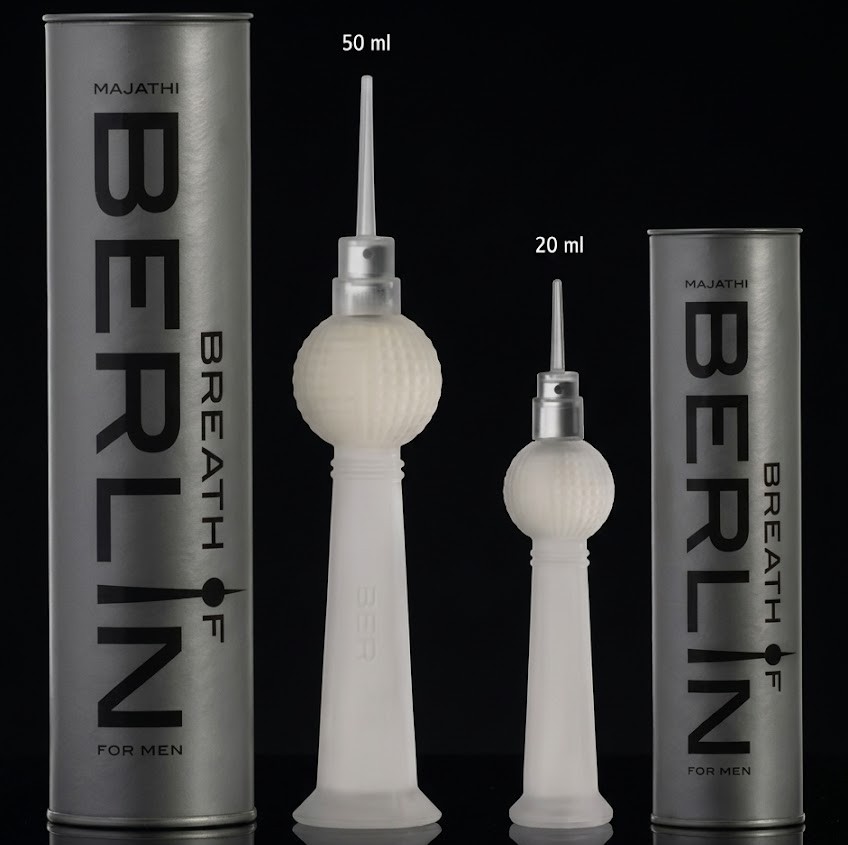 Parfümflaschen "Breath of Berlin" 50ml und 20ml