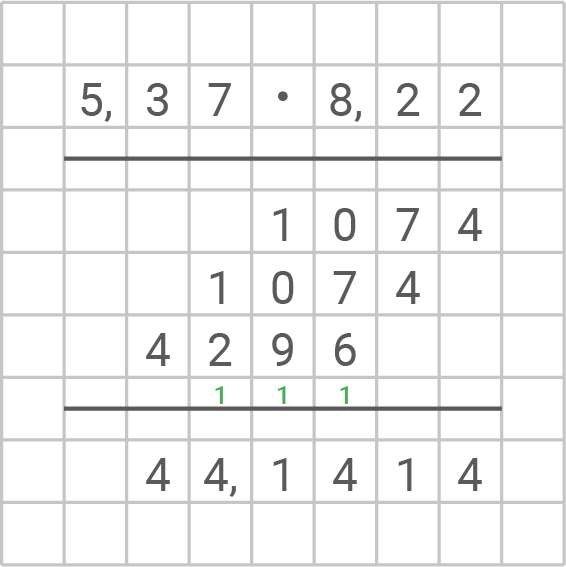 Mathematisches Rätsel mit Zahlen und Rechenoperationen in einem Gitter.