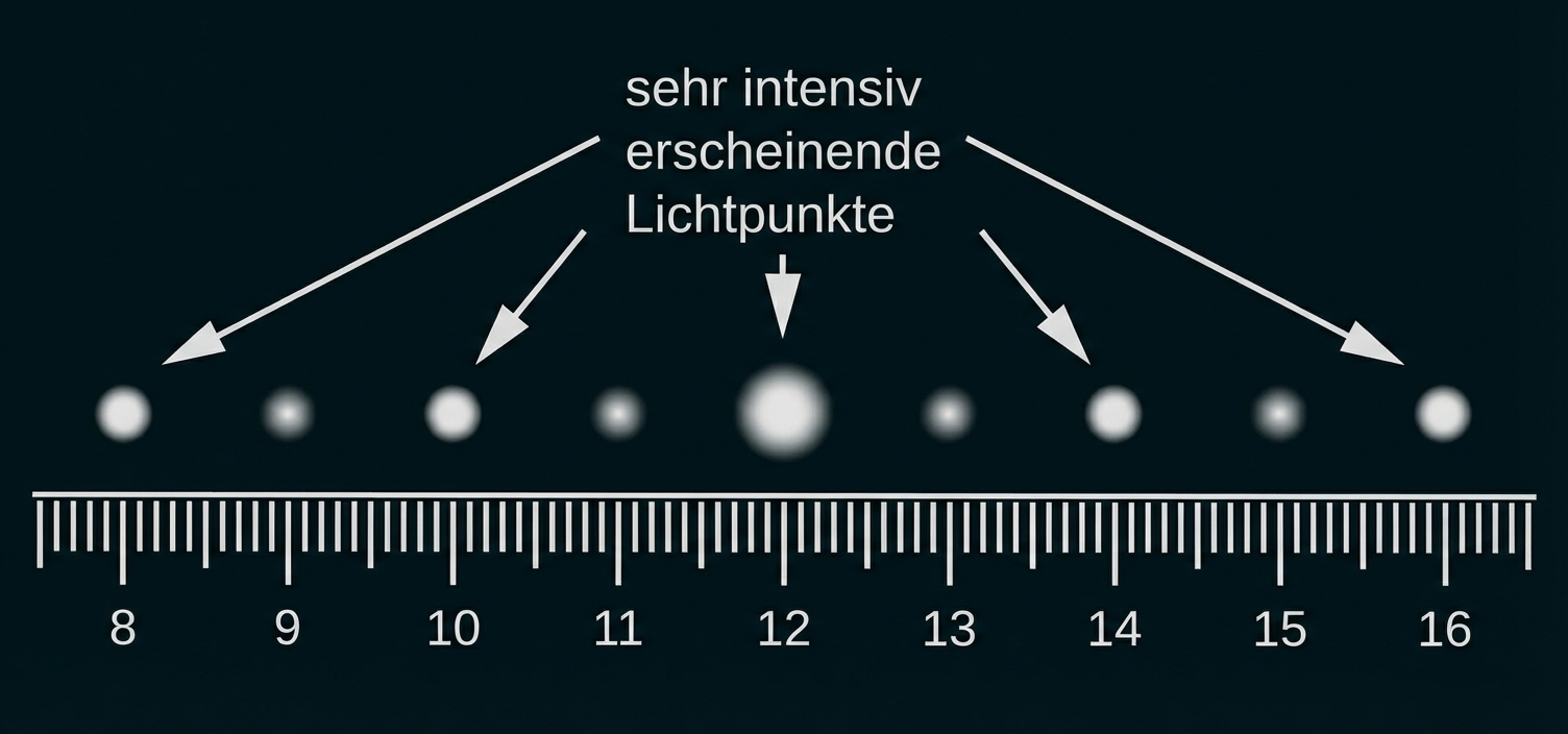 Interferenzbild am Gitter