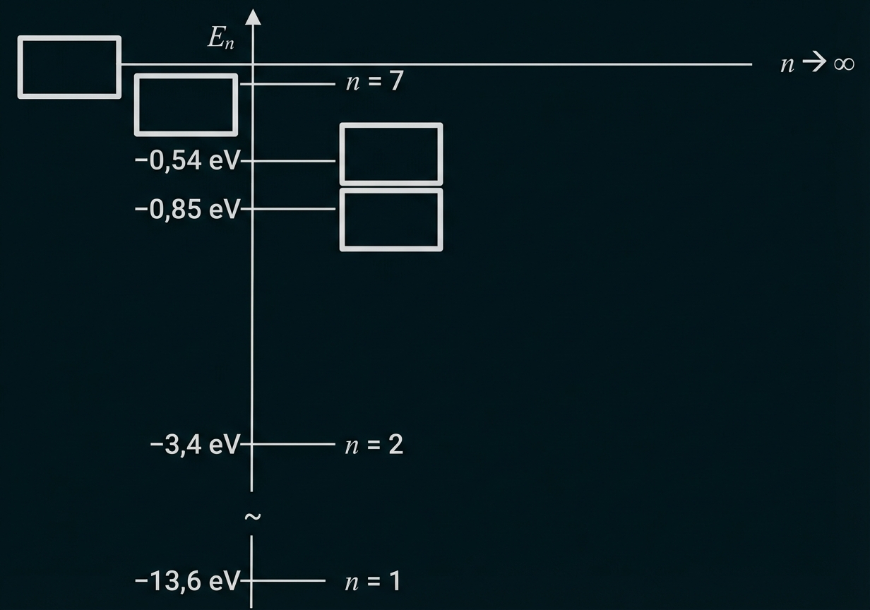 Termschema des Wasserstoffatoms