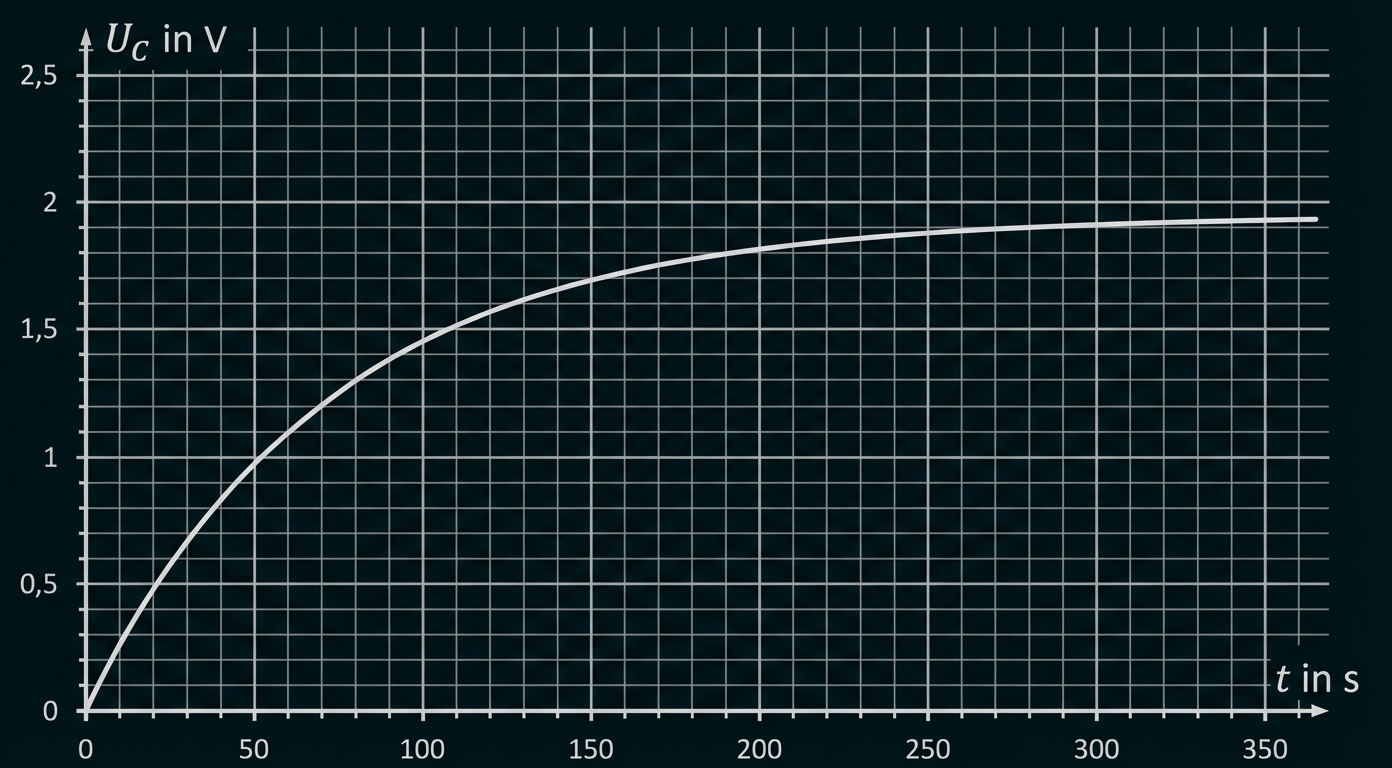 Spannung in Abhängigkeit der Zeit