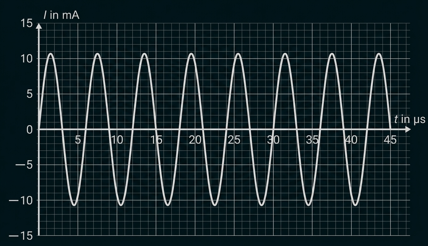 Zusammenhang zwischen Strom und Zeit