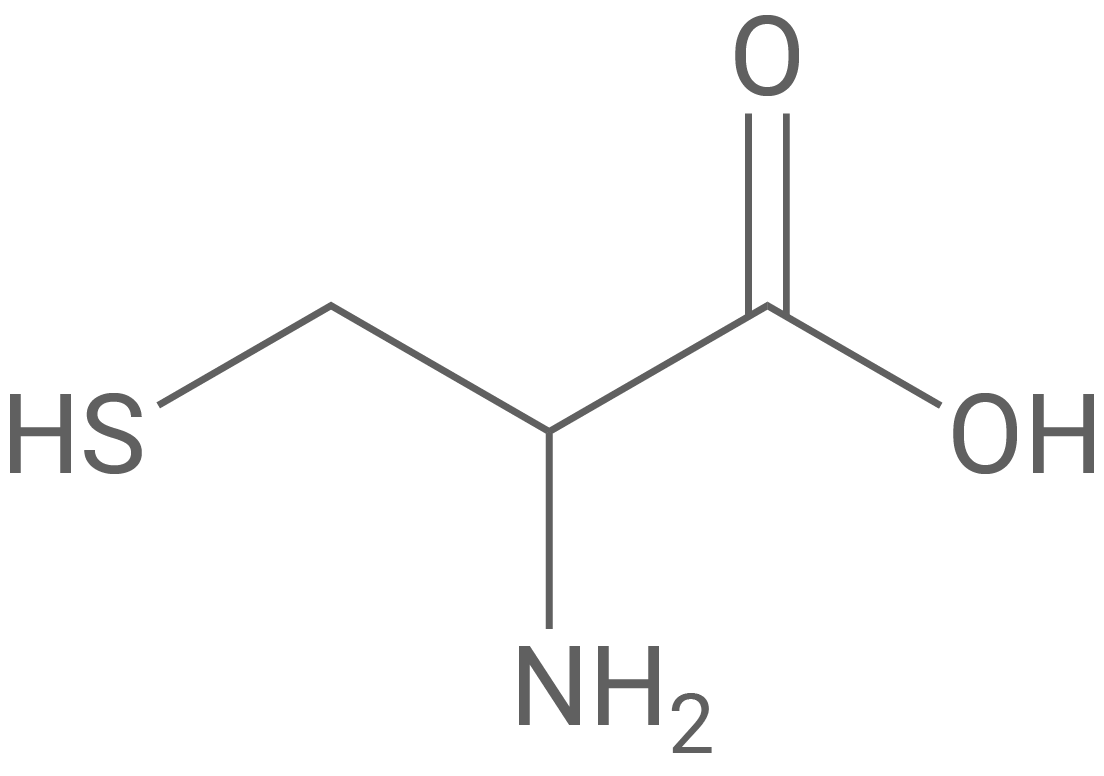 Strukturformel Cystein