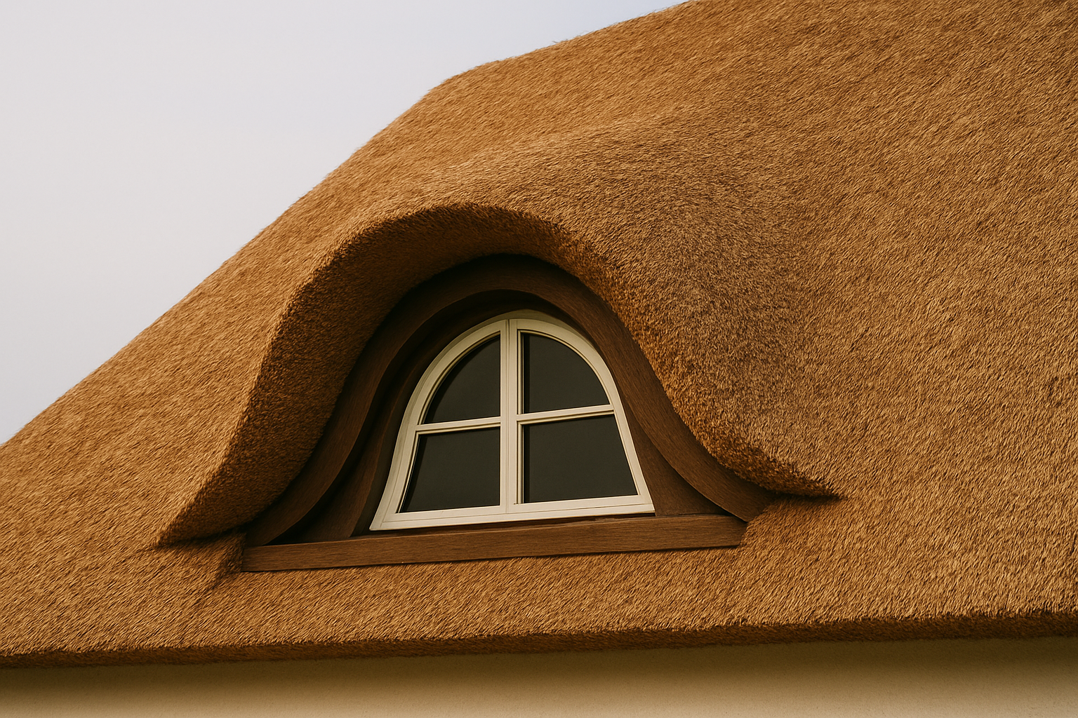 Reetdach Dachfenster Fledermausgaube