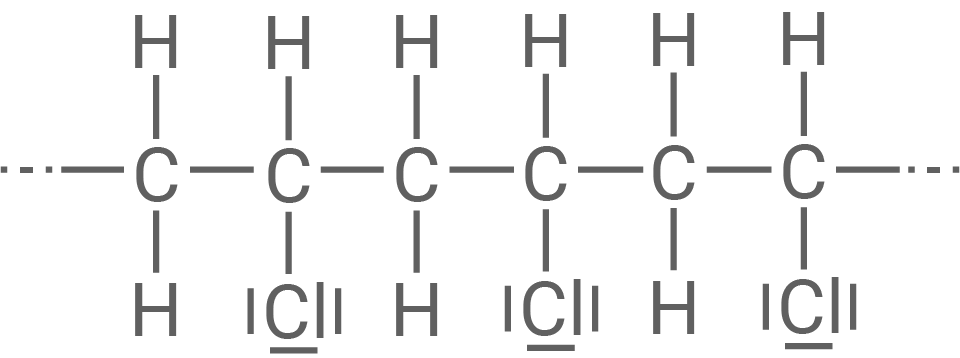 hessen chemie abi gk 2021 aufgabe 3 abbildung 1 strukturformelausschnitt eines hart-pvc-makromoleküls