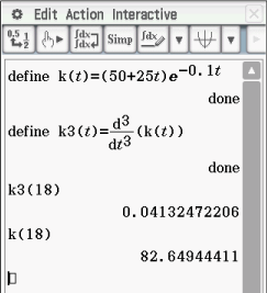 Mathematische Berechnungen und Definitionen in einer Software-Oberfläche.