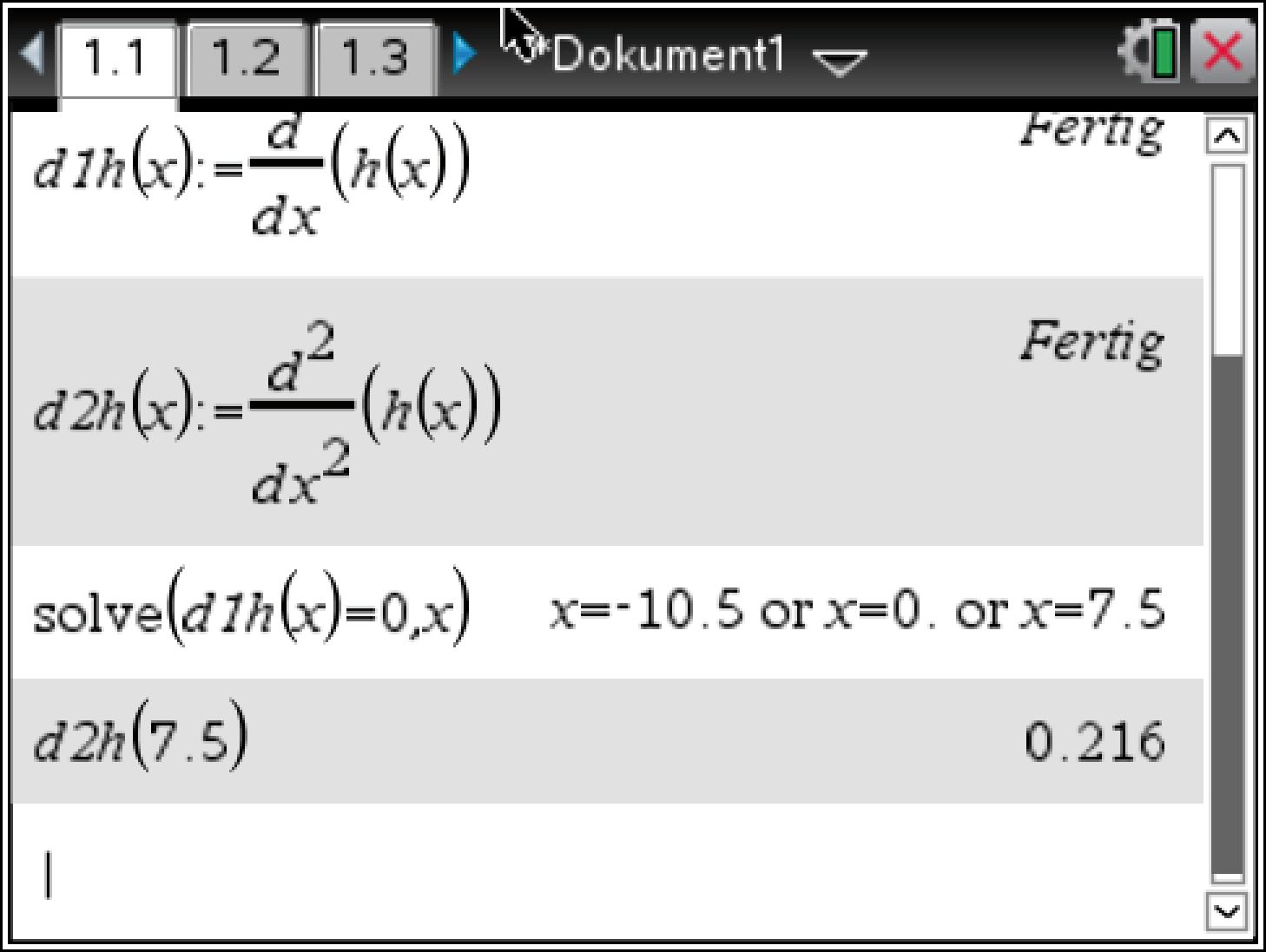 Aufgabe 2 (Mathe Abi 2016 in NRW Gesamtschule Abitur GK (CAS))