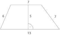 Flächeninhalt und Umfang: Trapez (Digitales Schulbuch Mathe)