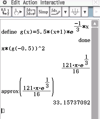 Mathematische Gleichungen und Funktionen in einer Software-Oberfläche. Ergebnisse und Berechnungen werden angezeigt.