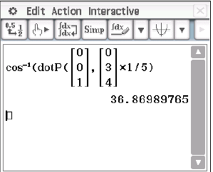 Mathematische Berechnung mit einer Gleichung und einem Ergebnis in einer Software-Oberfläche.