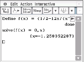 Interaktive Software zur mathematischen Problemlösung mit Funktionen und Lösungen.