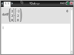 Mathematik-Software mit einer Matrix und einem Eingabefeld für Berechnungen.
