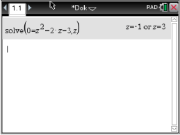 Mathematische Gleichungslösung auf einem Bildschirm.