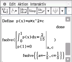 Mathematische Gleichungen und Funktionen in einem interaktiven Lernprogramm.