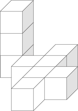 Grafische Darstellung von geometrischen Formen in verschiedenen Grau- und Weißtönen.