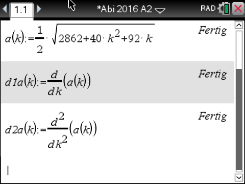 Mathematische Formeln und Ableitungen auf einem Bildschirm dargestellt.