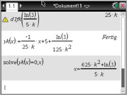 Mathematische Berechnungen und Gleichungen auf einem Computerbildschirm.