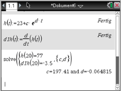 Screenshot eines mathematischen Dokuments mit Gleichungen und Berechnungen.