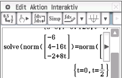 Mathematische Gleichung zur Lösung eines Problems mit Normen und Variablen.