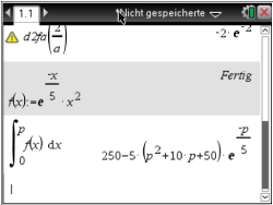 Mathematische Berechnungen und Formeln auf einem Computerbildschirm.