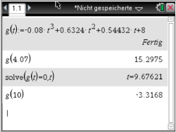 Mathematische Berechnungen und Funktionen in einer Softwareanwendung.