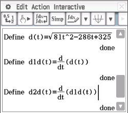 Mathematische Gleichungen und Definitionsfelder in einer Software-Oberfläche.